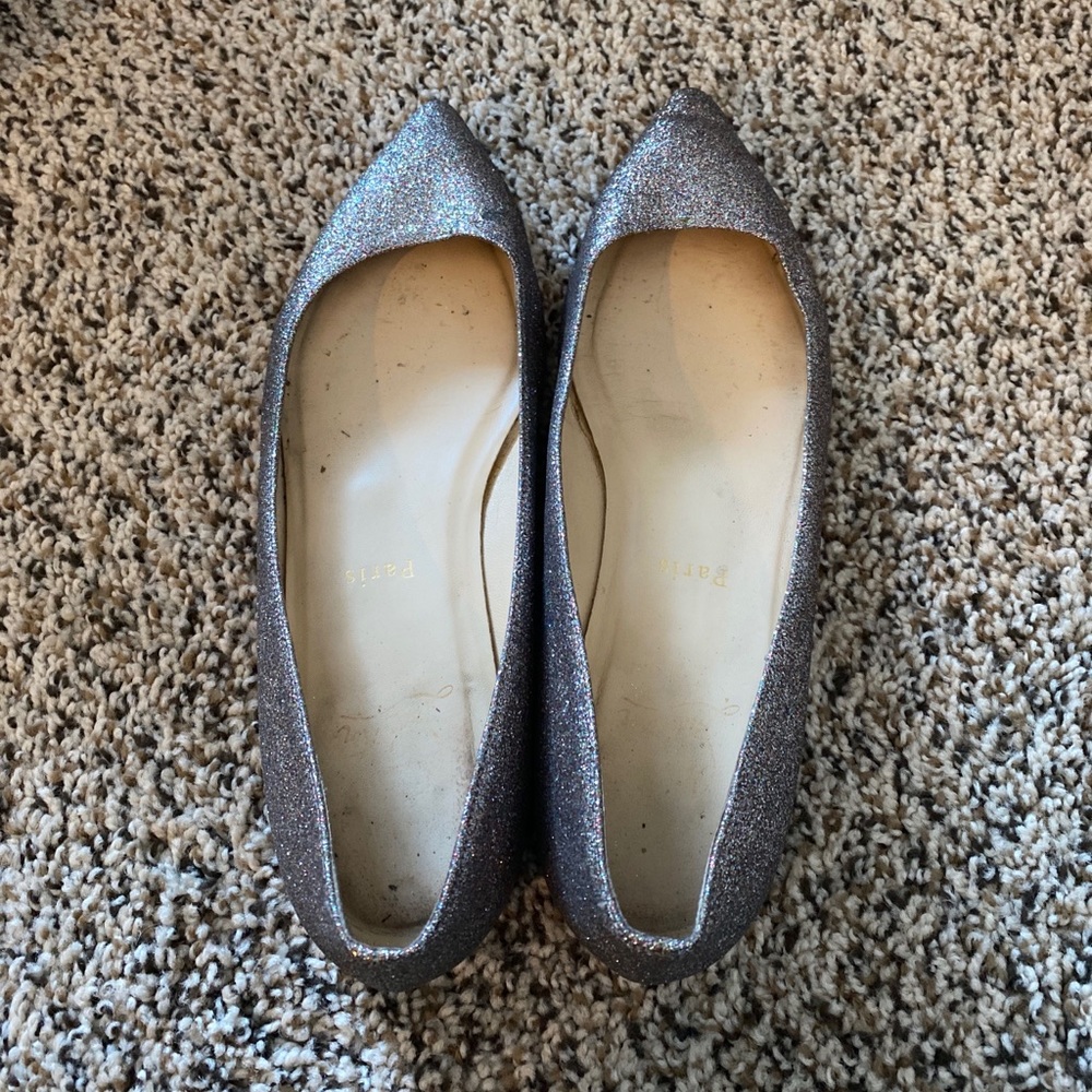 Sparkly Louboutin flats